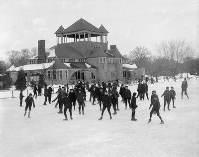 Detroit, Michigan, skating at Belle Isle by Detroit Publishing Co.